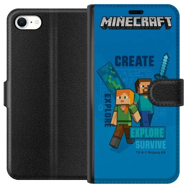 Apple iPhone 6s Lompakkokotelo Minecraft Luolastot