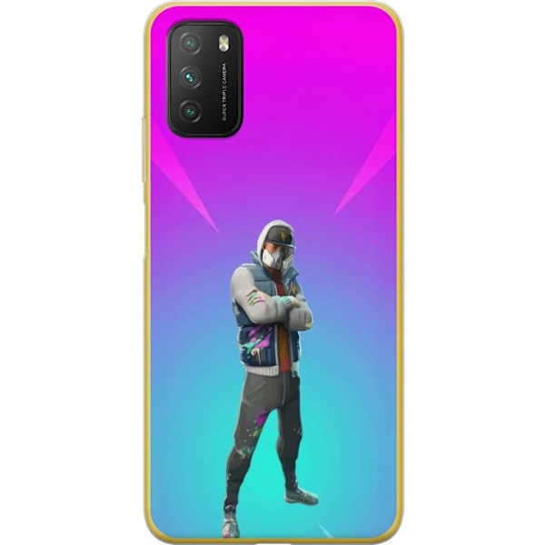 Xiaomi Poco M3  Genomskinligt Skal black knight fortnite