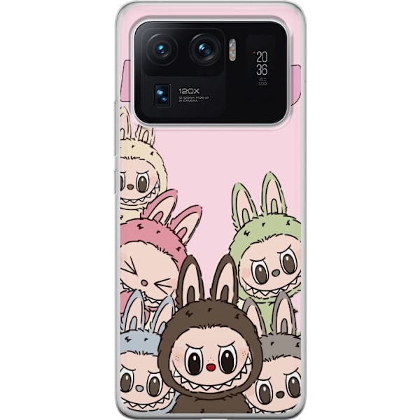 Xiaomi Mi 11 Ultra Läpinäkyvä kuori Labubu Classics