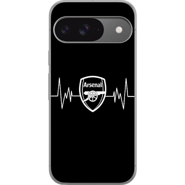 Google Pixel 9 Pro Läpinäkyvä kuori Arsenal