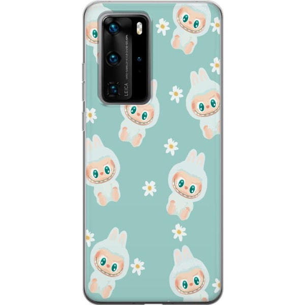 Huawei P40 Pro Läpinäkyvä kuori Labubu Candy Vibes