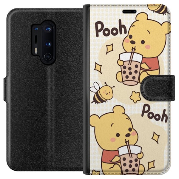 OnePlus 8 Pro Lompakkokotelo Nalle Pooh - klassinen karhumotiivi uudessa tulkinnassa