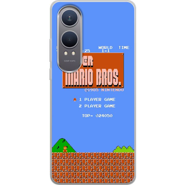 OnePlus Nord CE4 Lite Gjennomsiktig deksel Super Mario Bros