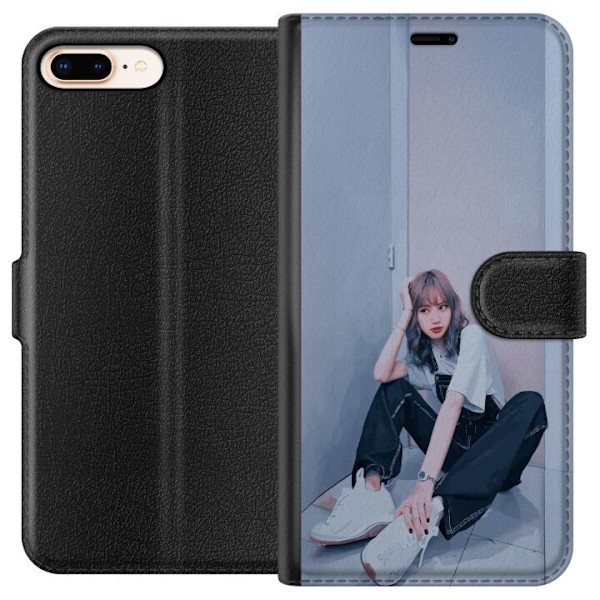 Apple iPhone 8 Plus Lompakkokotelo Lisa from Blackpink – K-p