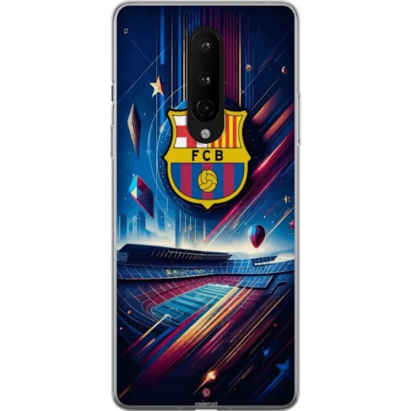 OnePlus 8 Läpinäkyvä kuori FC Barcelona