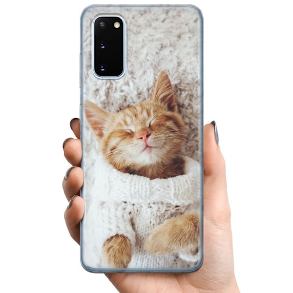 Samsung Galaxy S20 TPU Matkapuhelimen kuori Kissa