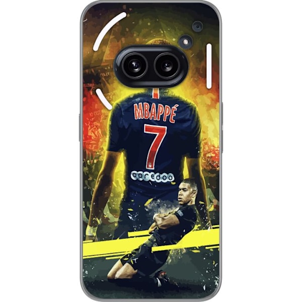 Nothing Phone (2a) Gennemsigtig cover Kylian Mbappé