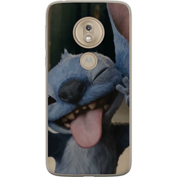 Motorola Moto G7 Play Gennemsigtig cover Stitch Sød Alien - B