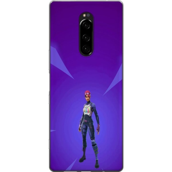 Sony Xperia 1 Gennemsigtig cover Fortnite - Brite Bomber