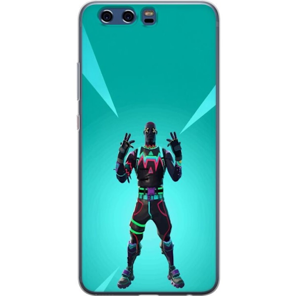 Huawei P10 Läpinäkyvä kuori musta ritari fortnite
