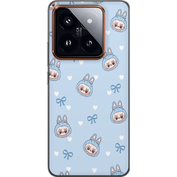 Xiaomi 14 Pro Läpinäkyvä kuori Labubu Tuli Henki