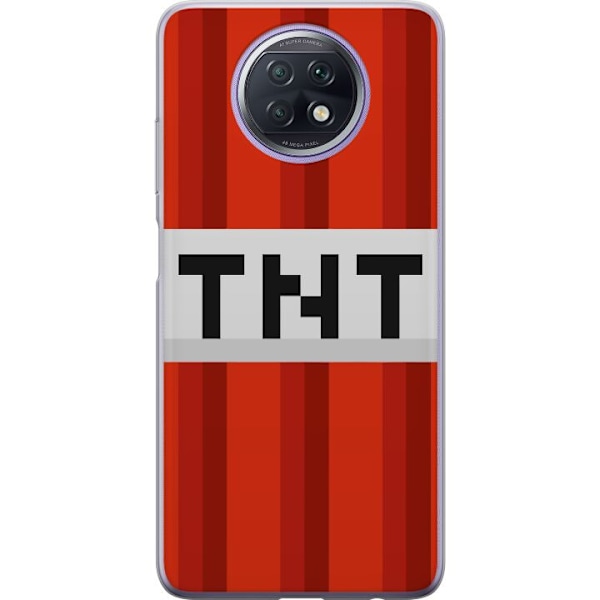 Xiaomi Redmi Note 9T Läpinäkyvä kuori Minecraft TNT