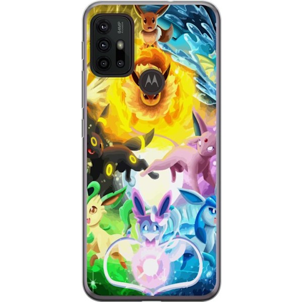 Motorola Moto G30 Genomskinligt Skal Pokemon