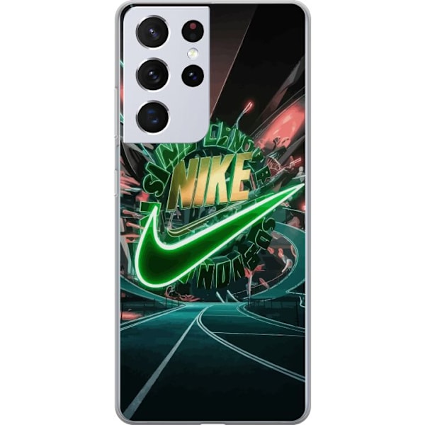 Samsung Galaxy S21 Ultra 5G Läpinäkyvä kuori Nike