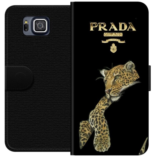 Samsung Galaxy Alpha Tegnebogsetui Prada Leopard