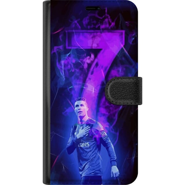 Apple iPhone XR Tegnebogsetui Ronaldo 7 - Fodboldlegende i Han