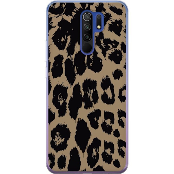 Xiaomi Redmi 9 Genomskinligt Skal Leopard