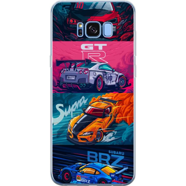 Samsung Galaxy S8 Gennemsigtig cover Subaru Racing