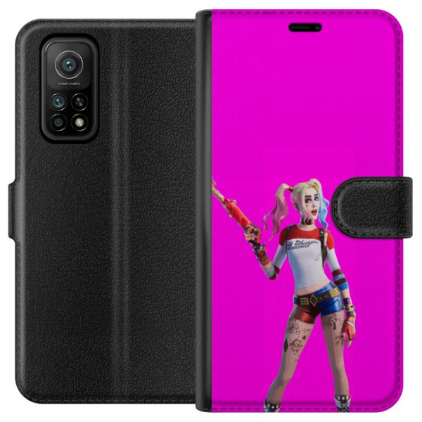 Xiaomi Mi 10T Pro 5G Tegnebogsetui Fortnite - Harley Quinn