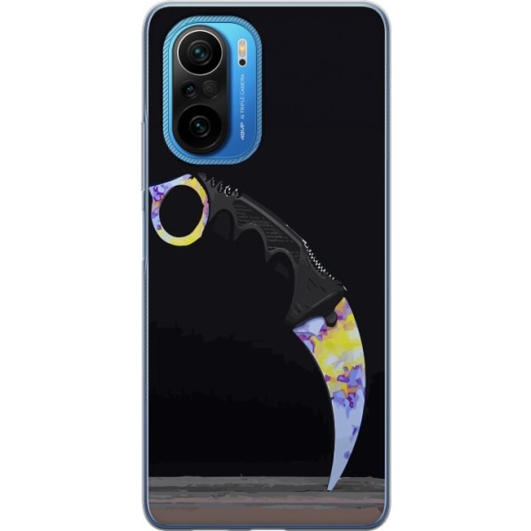 Xiaomi Poco F3 Gennemsigtig cover Karambit / Butterfly / M9 Ba