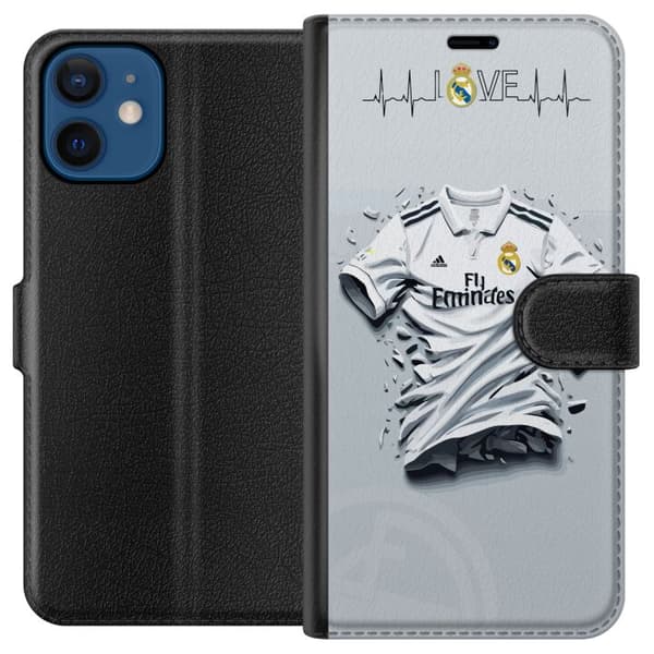 Kompatibelt Plånboksfodral till Apple iPhone 12 mini Real Madrid