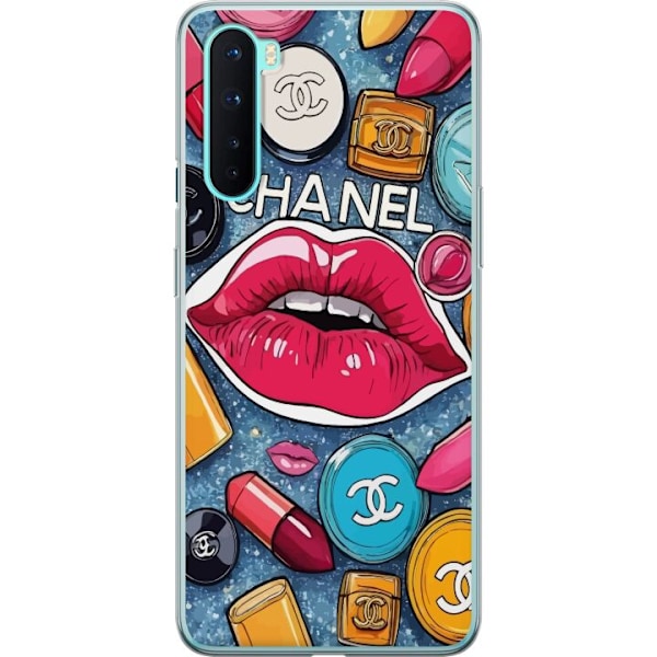 OnePlus Nord Läpinäkyvä kuori Chanel Lips