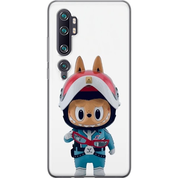 Xiaomi Mi Note 10 Pro Läpinäkyvä kuori How2work Labubu hirviöt x Ultraman Blue -hahmo