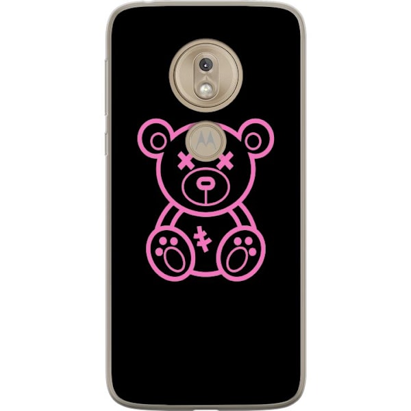 Motorola Moto G7 Play Gennemsigtig cover Teddy