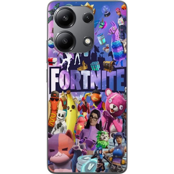 Xiaomi Redmi Note 13 4G Genomskinligt Skal Fortnite Skins Emot