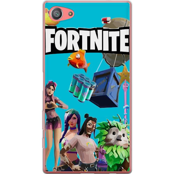 Sony Xperia Z5 Compact Gennemsigtig cover Fortnite