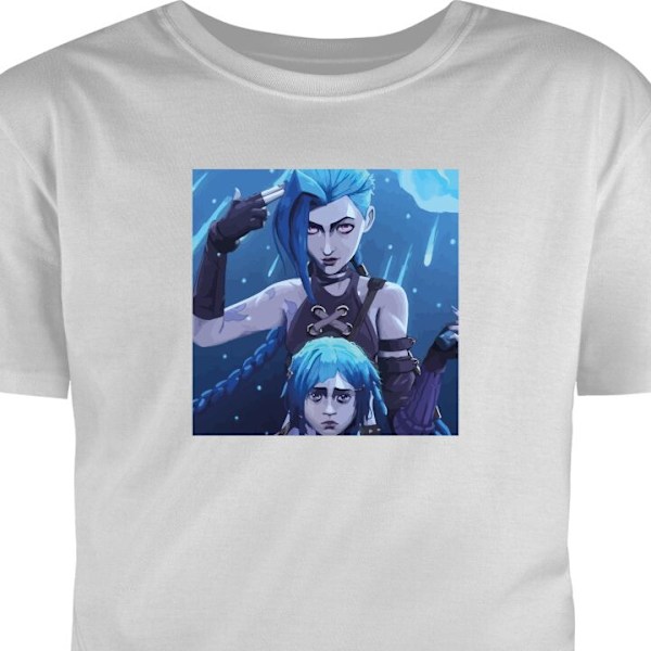 T-shirt til Voksen | Klassisk Voksen T-shirt League of Legends grå XL