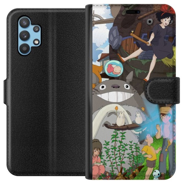 Samsung Galaxy A32 5G Lompakkokotelo Studio Ghibli