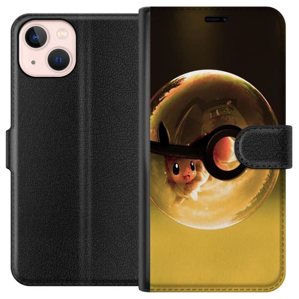 Kompatibelt Plånboksfodral till Apple iPhone 13 mini Pokemon