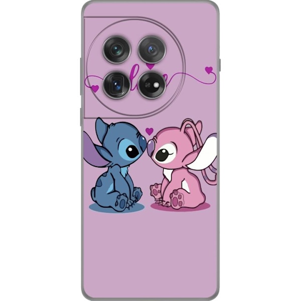 OnePlus 12 Läpinäkyvä kuori Lilo & Stitch – Angel Edition