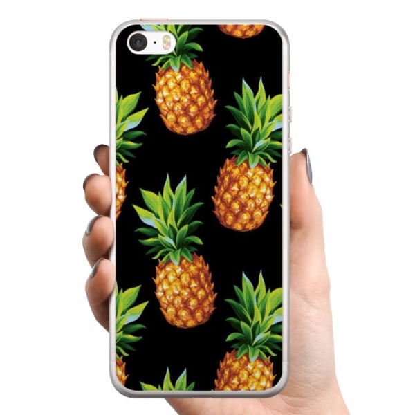 Apple iPhone SE (2016) TPU Mobildeksel Ananas