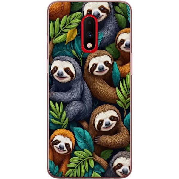 OnePlus 7 Läpinäkyvä kuori Sengångarstil - rentoutunut muo