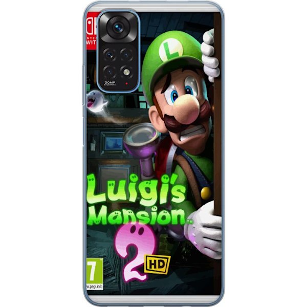 Xiaomi Redmi Note 11S Läpinäkyvä kuori Luigi