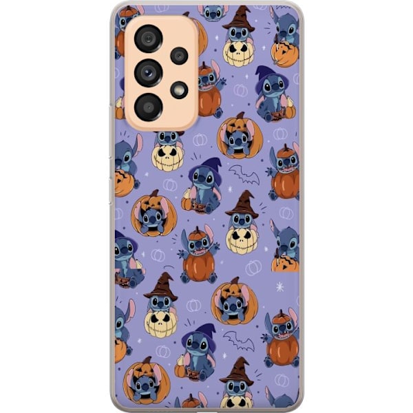 Samsung Galaxy A53 5G Gjennomsiktig deksel Stitch halloween