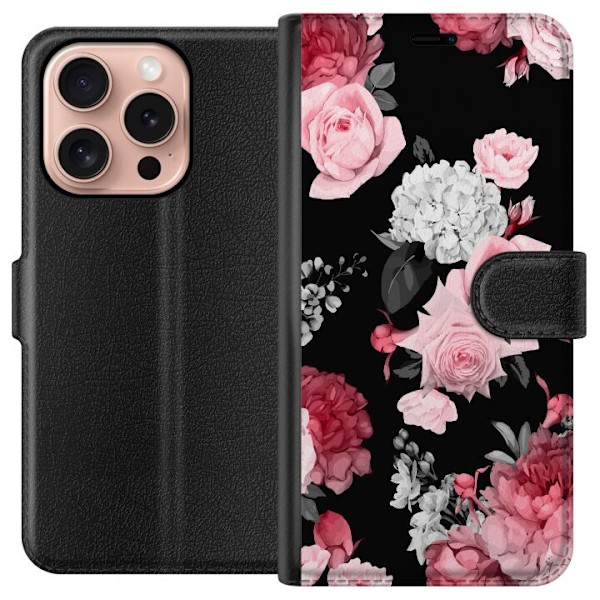 Apple iPhone 16 Pro Lommeboketui Floral Bloom