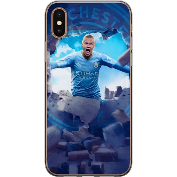 Apple iPhone X Läpinäkyvä kuori Erling Haaland