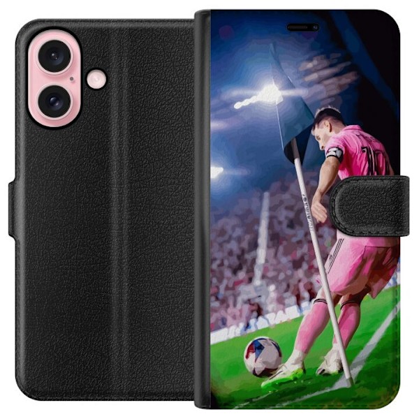 Apple iPhone 16 Tegnebogsetui Lionel Messi (Inter Miami CF)