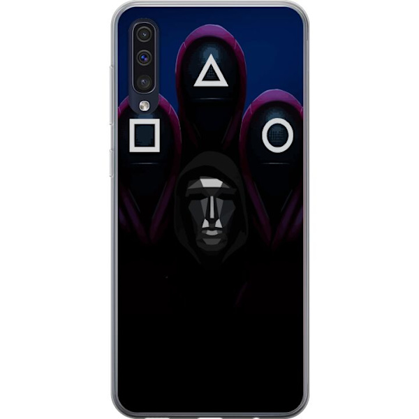 Samsung Galaxy A50 Läpinäkyvä kuori Squid Game Kausi 3 Uudet Ikoni Suosittu Sarja TV Motiivi Aasialainen Draama Trendikäs Graafinen Suunnittelu
