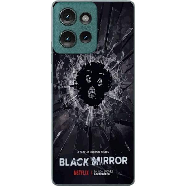 Motorola Edge 50 Gennemsigtig cover Black Mirror Sci-Fi Netfli