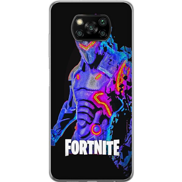 Xiaomi Poco X3 NFC Gjennomsiktig deksel Fortnite