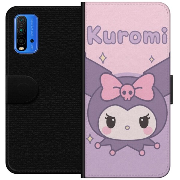 Xiaomi Redmi Note 9 4G Lommeboketui Kuromi Kawaii