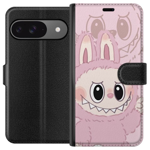 Google Pixel 9 Tegnebogsetui Labubu Floral Freak