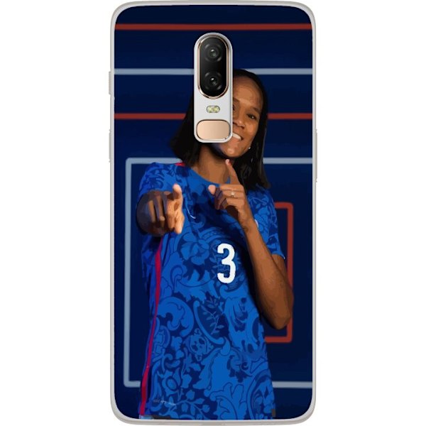 OnePlus 6 Läpinäkyvä kuori Wendie Renard (Lyon)