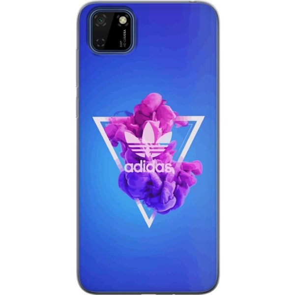 Huawei Y5p Gjennomsiktig deksel Adidas-inspirert blått design