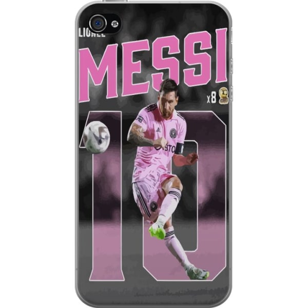 Apple iPhone 4 Gennemsigtig cover Lionel Messi