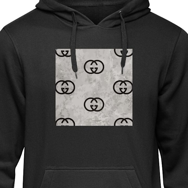 Barn-Hoodie | Mjuk Huvtröja för Barn Gucci svart 9-11 År